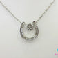 スワロフスキー SWAROVSKI クリスタル 馬蹄 ホースシュー モチーフ ネックレス ペンダント クリスタル シルバー ジュエリー アクセサリー【中古】【送料無料】 ba3162