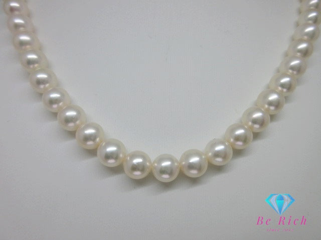 田崎真珠 TASAKI パール 真珠 7mm 珠 デザイン ネックレス ペンダント シルバー SILVER ジュエリー フォーマル【中古】【送料無料】ba3169