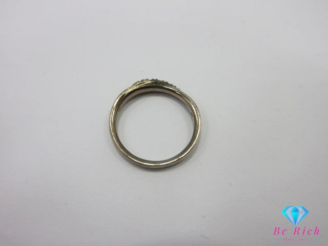 4℃ ヨンドシー キュービックジルコニア 付 ピンク シルバー デザイン リング 指輪 10号 PINK SILVER ジュエリー アクセサリー 【中古】【送料無料】 ba3246