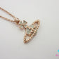 ヴィヴィアン ウエストウッド Vivienne Westwood MAYFAIR BAS RELIEF ネックレス ペンダント ピンクゴールド ロゴ ラインストーン ジュエリー アクセサリー 【中古】【送料無料】 ba3272