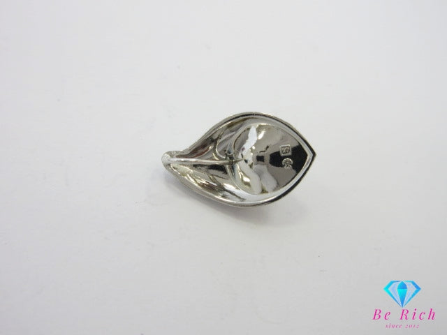 田崎真珠 TASAKI 真珠 パール 6mm 珠 付 デザイン ネックレス ペンダント トップ ヘッド シルバーメッキ 宝石 ジュエリー アクセサリー 【中古】【送料無料】ba3283