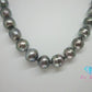 田崎真珠 TASAKI 黒蝶 真珠 10 - 13mm 珠 バロック パール ネックレス シルバー SILVER 宝石 ジュエリー アクセサリー パーティ フォーマル 【中古】【送料無料】ba3284