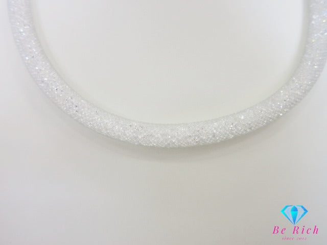 スワロフスキー SWAROVSKI クリスタル スターダスト ネックレス チョーカー ペンダント クリスタル シルバー ジュエリー アクセサリー【中古】【送料無料】 ba3292