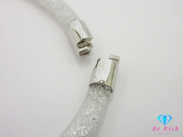 スワロフスキー SWAROVSKI クリスタル スターダスト ネックレス チョーカー ペンダント クリスタル シルバー ジュエリー アクセサリー【中古】【送料無料】 ba3292