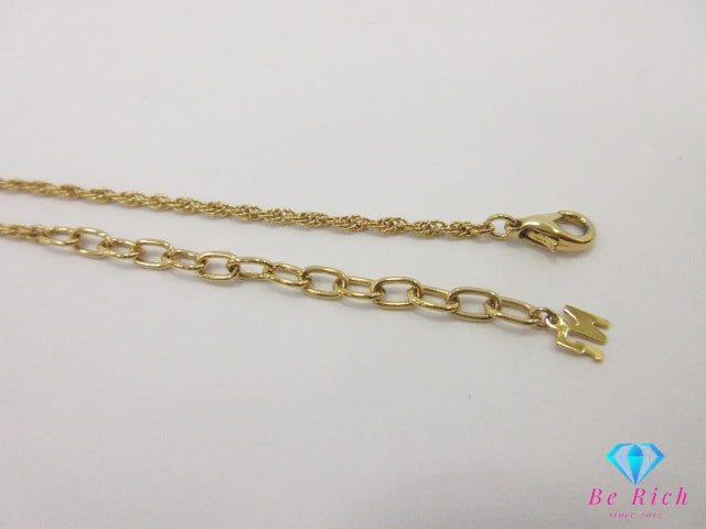 ニナリッチ NINA RICCI ラインストーン 付 花 フラワー モチーフ NR ロゴ ネックレス ペンダント メッキ シルバー ゴールド ジュエリー アクセサリー 【中古】【送料無料】 ba3357