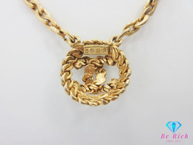 シャネル CHANEL ココマーク ロング ネックレス ゴールド メッキ C ロゴ ジュエリー アクセサリー 小物  【中古】【送料無料】 ba3412