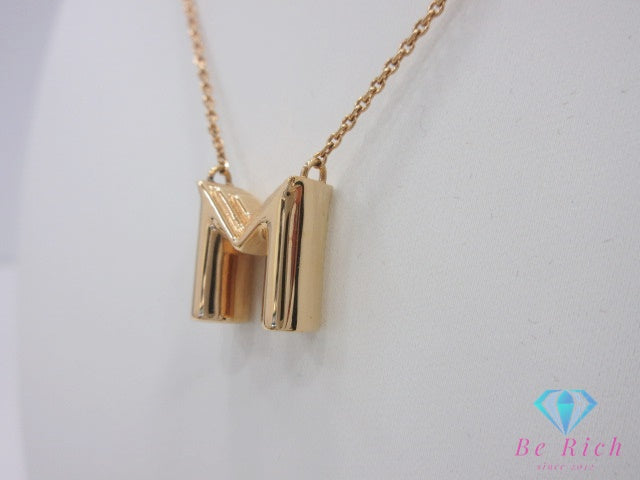 ルイ ヴィトン LOUIS VUITTON LV ＆ ME M ネックレス M61068 ゴールド レディース メンズ ジュエリー アクセサリー 小物  【中古】【送料無料】 ba3435