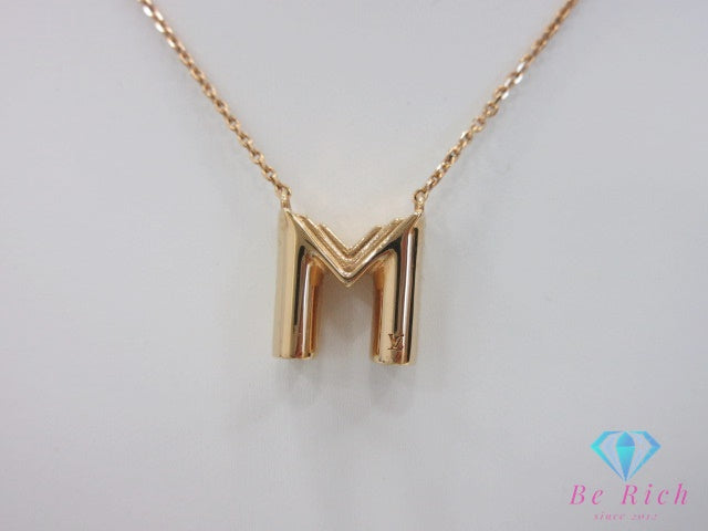 ルイ ヴィトン LOUIS VUITTON LV ＆ ME M ネックレス M61068 ゴールド レディース メンズ ジュエリー アクセサリー 小物  【中古】【送料無料】 ba3435