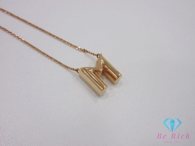 ルイ ヴィトン LOUIS VUITTON LV ＆ ME M ネックレス M61068 ゴールド レディース メンズ ジュエリー アクセサリー 小物  【中古】【送料無料】 ba3435