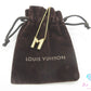ルイ ヴィトン LOUIS VUITTON LV ＆ ME M ネックレス M61068 ゴールド レディース メンズ ジュエリー アクセサリー 小物  【中古】【送料無料】 ba3435