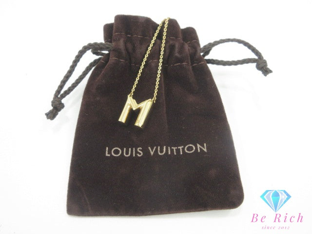 ルイ ヴィトン LOUIS VUITTON LV ＆ ME M ネックレス M61068 ゴールド レディース メンズ ジュエリー アクセサリー 小物  【中古】【送料無料】 ba3435