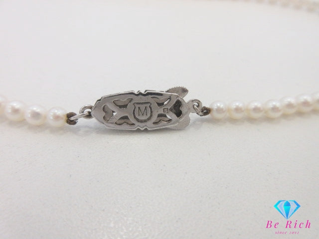 ミキモト MIKIMOTO シルバー SILVER パール 3 - 7 mm  デザイン ネックレス ペンダント 宝石 ジュエリー アクセサリー   【中古】【送料無料】 ba3451
