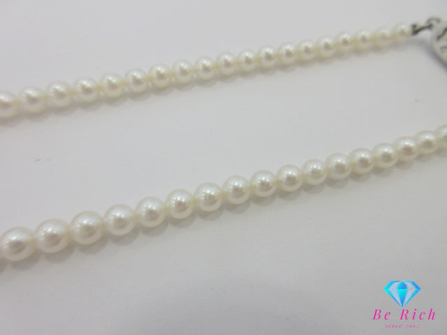 ミキモト MIKIMOTO シルバー SILVER パール 3 - 7 mm  デザイン ネックレス ペンダント 宝石 ジュエリー アクセサリー   【中古】【送料無料】 ba3451
