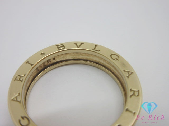 ブルガリ BVLGARI B-zero1 1バンド リング 指輪 17号 #58 K18 18金  750 YG イエローゴールド ロゴ ジュエリー アクセサリー ビーゼロワン 【中古】【送料無料】 ba3453