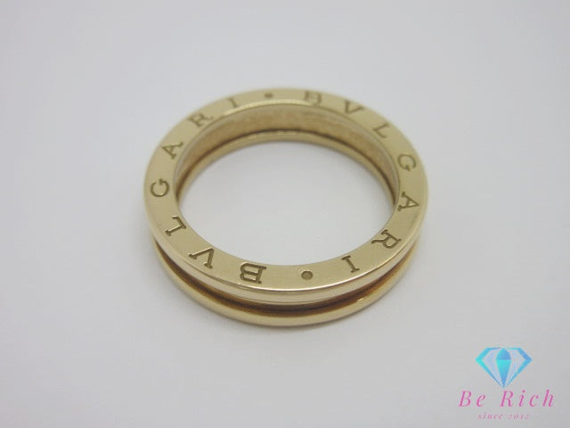 ブルガリ BVLGARI B-zero1 1バンド リング 指輪 17号 #58 K18 18金  750 YG イエローゴールド ロゴ ジュエリー アクセサリー ビーゼロワン 【中古】【送料無料】 ba3453