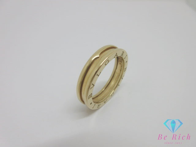 ブルガリ BVLGARI B-zero1 1バンド リング 指輪 17号 #58 K18 18金  750 YG イエローゴールド ロゴ ジュエリー アクセサリー ビーゼロワン 【中古】【送料無料】 ba3453