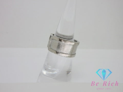 カルティエ Cartier K18 WG C2 リング 指輪 #51 11号 18金 750 ホワイト ゴールド ジュエリー アクセサリー 【中古】【送料無料】 ba2636