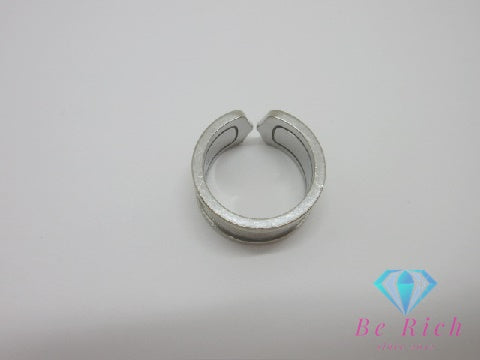 カルティエ Cartier K18 WG C2 リング 指輪 #51 11号 18金 750 ホワイト ゴールド ジュエリー アクセサリー 【中古】【送料無料】 ba2636