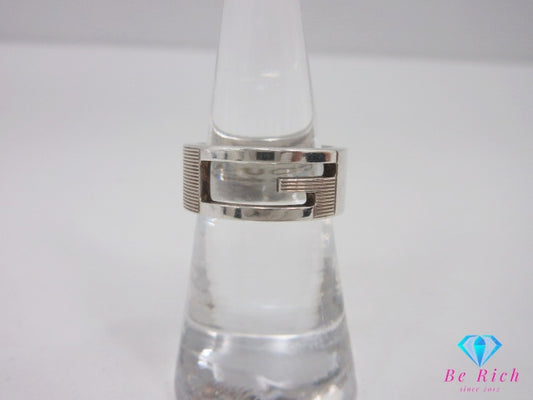 グッチ GUCCI ブランデッド レギュラー G リング 指輪 #13 12号  SV Ag 925 シルバー ロゴ ジュエリー アクセサリー【中古】【送料無料】ba3532