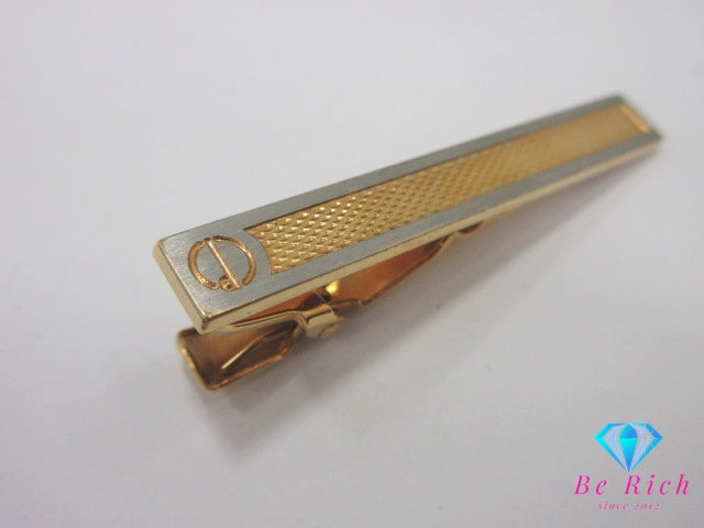 ダンヒル dunhill ネクタイピン ゴールド シルバー メッキ ロゴ タイピン ビジネス スーツ 小物 【中古】【送料無料】　ba3548