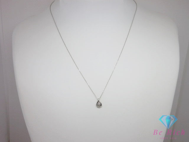 4℃ ヨンドシー pt850 ダイヤモンド 付 デザイン ネックレス ペンダント プラチナ 宝石 ジュエリー アクセサリー 【中古】【送料無料】 ba3553で℃ ヨンドシー pt850 ダイヤモンド 付 デザイン ネックレス ペンダント プラチナ 宝石 ジュエリー アクセサリー 【中古】【送料無料】 ba3553で