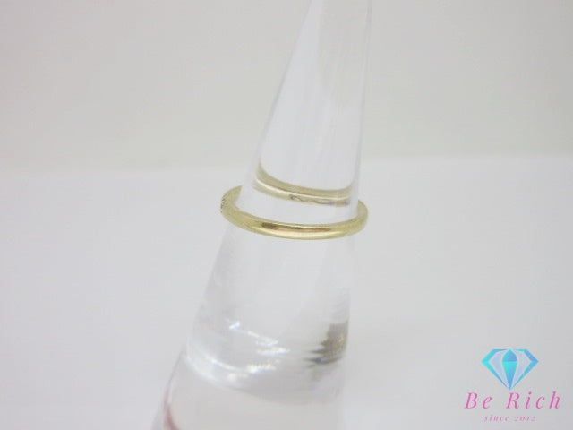 4℃ ヨンドシー K10 YG ダイヤモンド 付 デザイン リング 指輪 6号 10金 イエロー ゴールド メレ 宝石 ジュエリー アクセサリー 【中古】【送料無料】 ba3554