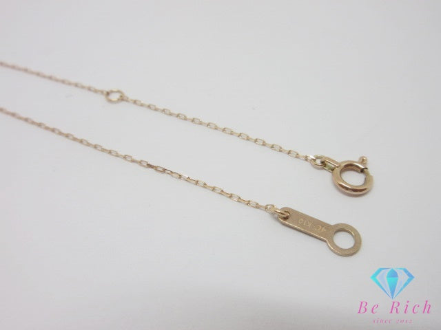 4℃ ヨンドシー K10 PG ダイヤモンド カラーストーン 付 馬蹄 ホースシュー モチーフ 2way デザイン ネックレス ペンダント ピンク ゴールド 宝石 ジュエリー アクセサリー 【中古】【送料無料】 ba3611