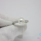 ミキモト MIKIMOTO pt950 プラチナ 7mm 珠 パール 真珠 ダイヤモンド 付 デザイン リング 指輪 12号 シルバー ジュエリー アクセサリー ファッション 小物 婦人 レディース 【中古】【送料無料】 ba3613