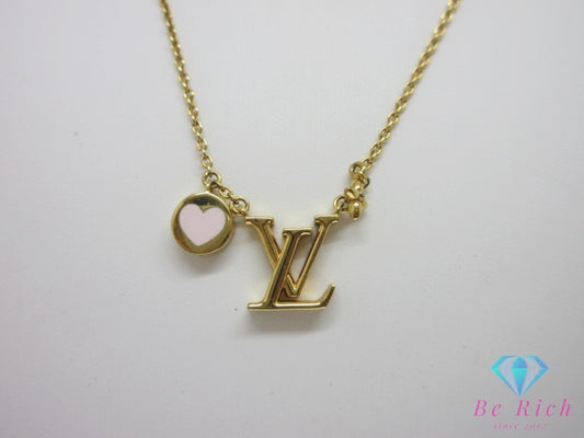 ルイ ヴィトン LOUIS VUITTON LV アイコニック ハート ネックレス ペンダント M01424 ゴールド ジュエリー アクセサリー 小物  【中古】【送料無料】 ba3637