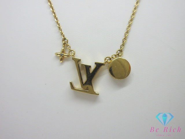 ルイ ヴィトン LOUIS VUITTON LV アイコニック ハート ネックレス ペンダント M01424 ゴールド ジュエリー アクセサリー 小物  【中古】【送料無料】 ba3637