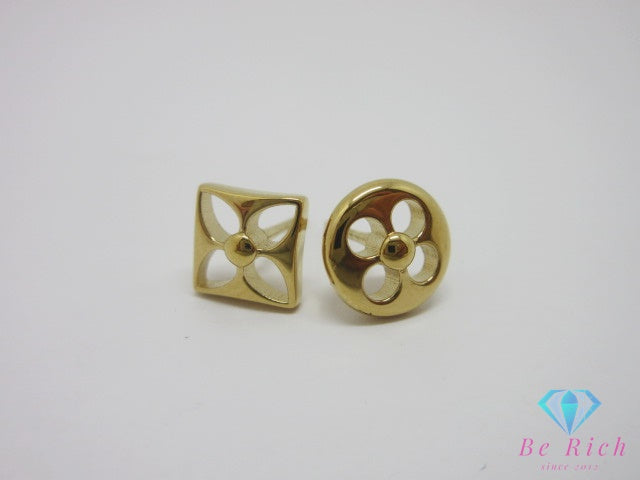 ルイ ヴィトン LOUIS VUITTON ブックレドレイユ・クレイジー イン ロック ピアス M00395 ゴールド メッキ ロゴ ジュエリー アクセサリー  【中古】【送料無料】 ba3642