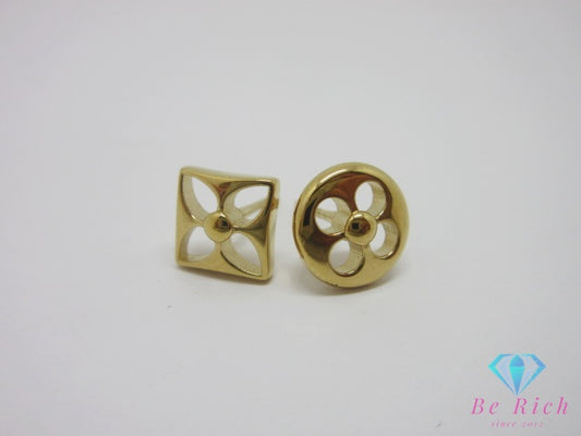 ルイ ヴィトン LOUIS VUITTON ブックレドレイユ・クレイジー イン ロック ピアス M00395 ゴールド メッキ ロゴ ジュエリー アクセサリー  【中古】【送料無料】 ba3642