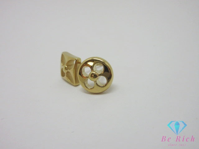 ルイ ヴィトン LOUIS VUITTON ブックレドレイユ・クレイジー イン ロック ピアス M00395 ゴールド メッキ ロゴ ジュエリー アクセサリー  【中古】【送料無料】 ba3642
