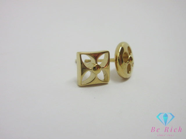 ルイ ヴィトン LOUIS VUITTON ブックレドレイユ・クレイジー イン ロック ピアス M00395 ゴールド メッキ ロゴ ジュエリー アクセサリー  【中古】【送料無料】 ba3642