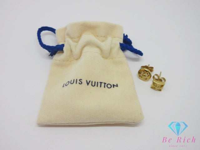 ルイ ヴィトン LOUIS VUITTON ブックレドレイユ・クレイジー イン ロック ピアス M00395 ゴールド メッキ ロゴ ジュエリー アクセサリー  【中古】【送料無料】 ba3642