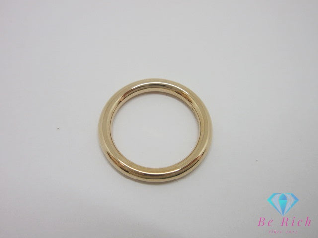 ティファニー TIFFANY & Co. K18 PG バンド リング 指輪 750 18金 9.5号 ピンクゴールド ロゴ ジュエリー アクセサリー 【中古】【送料無料】 ba3647