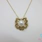 ミキモト MIKIMOTO K18 YG パール 7 mm 珠 付 四つ葉 クローバー モチーフ ネックレス ペンダント 750 18金 イエローゴールド 宝石 ジュエリー アクセサリー【中古】【送料無料】 ba3650