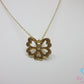ミキモト MIKIMOTO K18 YG パール 7 mm 珠 付 四つ葉 クローバー モチーフ ネックレス ペンダント 750 18金 イエローゴールド 宝石 ジュエリー アクセサリー【中古】【送料無料】 ba3650