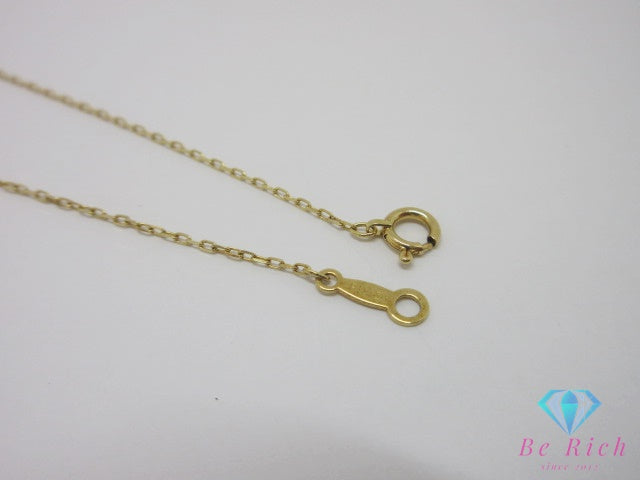 ミキモト MIKIMOTO K18 YG パール 7 mm 珠 付 四つ葉 クローバー モチーフ ネックレス ペンダント 750 18金 イエローゴールド 宝石 ジュエリー アクセサリー【中古】【送料無料】 ba3650