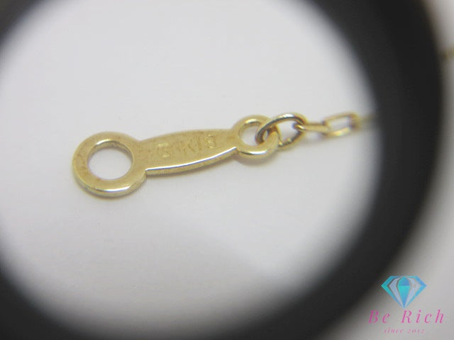 ミキモト MIKIMOTO K18 YG パール 7 mm 珠 付 四つ葉 クローバー モチーフ ネックレス ペンダント 750 18金 イエローゴールド 宝石 ジュエリー アクセサリー【中古】【送料無料】 ba3650