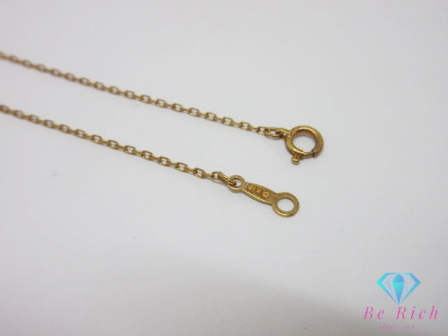 ミキモト MIKIMOTO K18 YG パール 5-5.5 mm 珠 付 ハート モチーフ ネックレス ペンダント 750 18金 イエローゴールド 宝石 ジュエリー アクセサリー   【中古】【送料無料】 ba3661