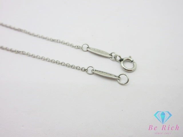 ティファニー TIFFANY ＆ Co. Pt950 プラチナ バイザヤード 1P ダイヤモンド ネックレス ペンダント エルサ ペレッティ 宝石 ジュエリー アクセサリー 【中古】【送料無料】 ba3684