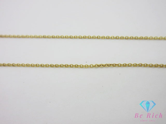 ティファニー TIFFANY ＆ Co. K18 YG エルサ ペレッティ ビーン ペンダント ネックレス 18K 18金 750 ジュエリー アクセサリー  【中古】【送料無料】 ba3693