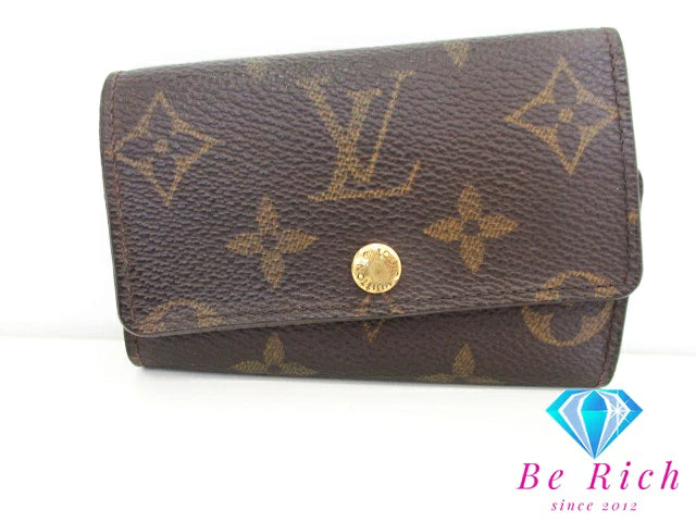 ルイ ヴィトン ミュルティクレ 6 M62630 モノグラム ブラウン 茶 PVC レザー キーケース LOUIS VUITTON 【中古】【送料無料】 bc1902