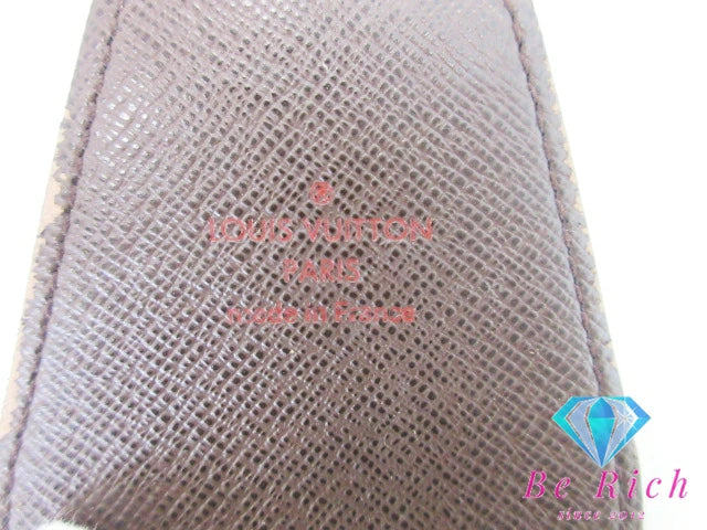 ルイ ヴィトン LOUIS VUITTON シガレット ケース ダミエ エテュイ シガレット N63024 エベヌ LV ロゴ たばこ 煙草 入れ 喫煙 小物  【中古】【送料無料】bc1903