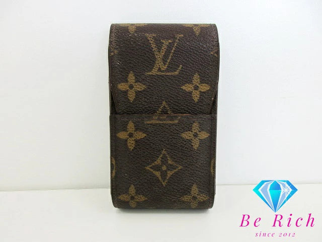 ルイ ヴィトン LOUIS VUITTON シガレット ケース モノグラム エテュイ シガレット M63024 LV ロゴ たばこ 煙草 入れ 小物 【中古】【送料無料】bc1923