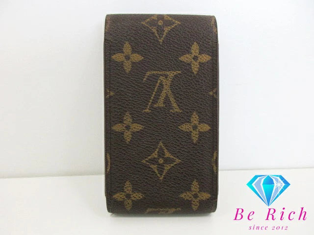 ルイ ヴィトン LOUIS VUITTON シガレット ケース モノグラム エテュイ シガレット M63024 LV ロゴ たばこ 煙草 入れ 小物 【中古】【送料無料】bc1923