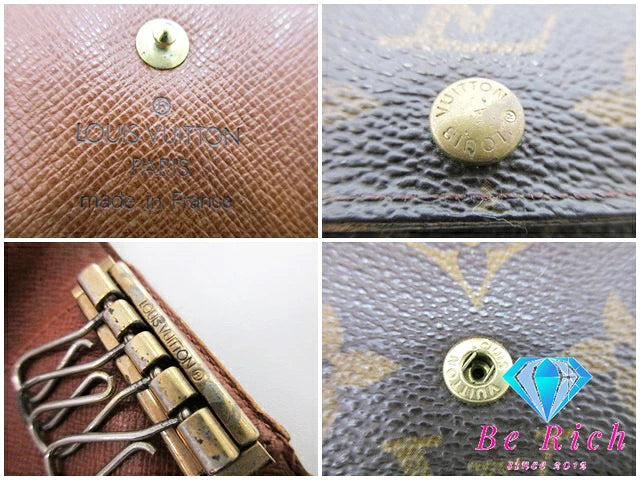 ルイ ヴィトン LOUIS VUITTON 4連 キーケース モノグラム ミュルティクレ 4 M69517 PVC レザー LV ロゴ キーホルダー アクセサリー 小物 【中古】【送料無料】 bc1931