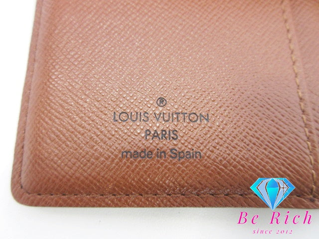 ルイ ヴィトン LOUIS VUITTON モノグラム アジェンダ PM 手帳 カバー R20005 6穴 システム手帳 ケース スケジュール帳 文具 ビジネス 小物 【中古】【送料無料】 bc1936