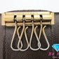 ルイ ヴィトン LOUIS VUITTON 4連 キーケース ダミエ ミュルティ クレ 4 N62631 エベヌ LV ロゴ キーホルダー アクセサリー 小物  【中古】【送料無料】 bc1971